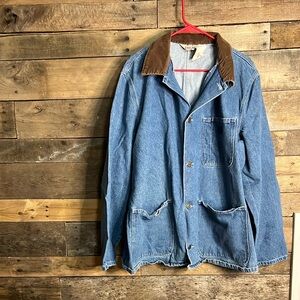 Walls Vintage Chore Coat with Corduroy Collar